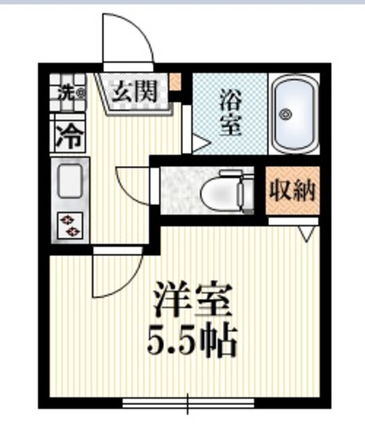 シティハイム　トレフルの間取り