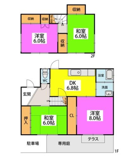 【間取り】 | 渡辺貸家