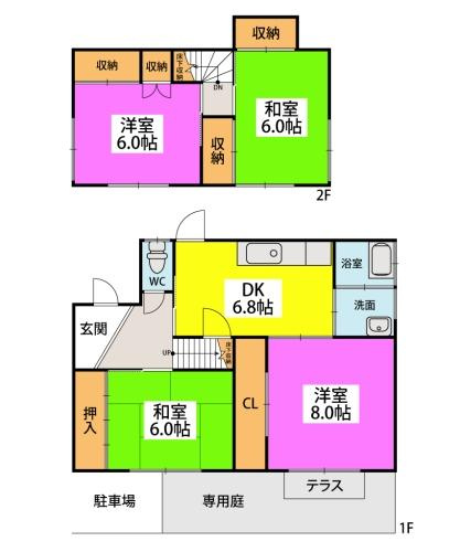 【間取り】 | 渡辺貸家