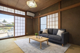 【居間・リビング】 | 所沢市堀之内戸建 | 一階和室　家具とカーペットはイメージ図です