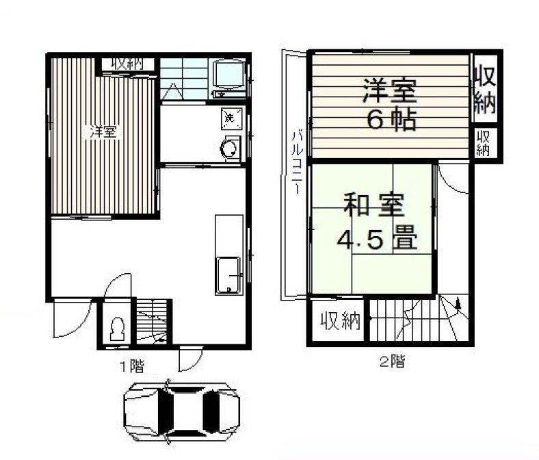 秋津戸建の間取り