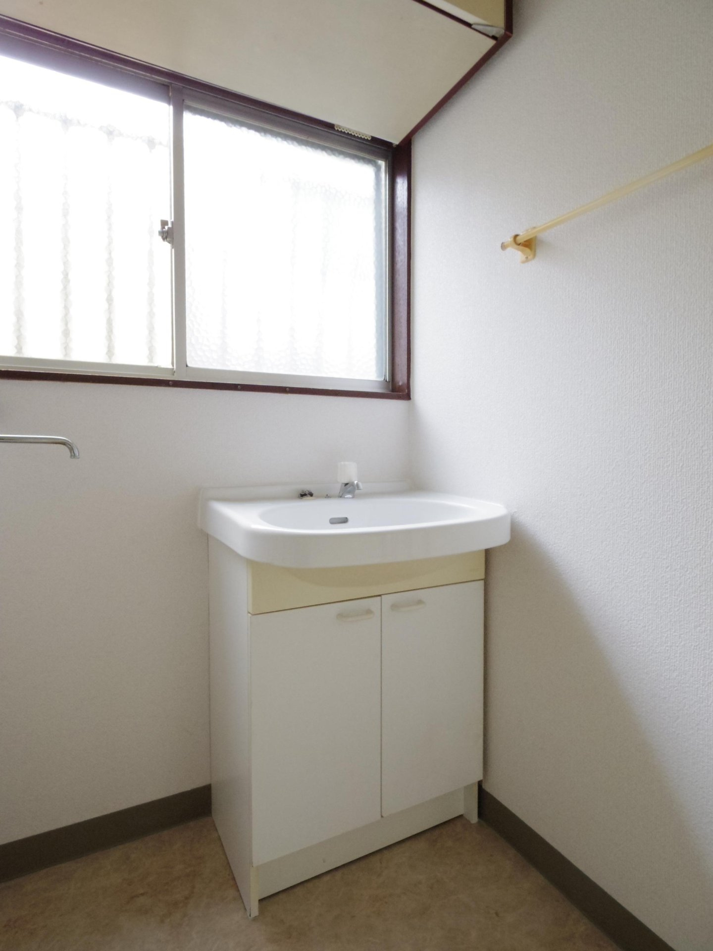 秋津戸建の洗面所