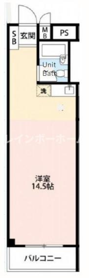 セザール大久保の間取り