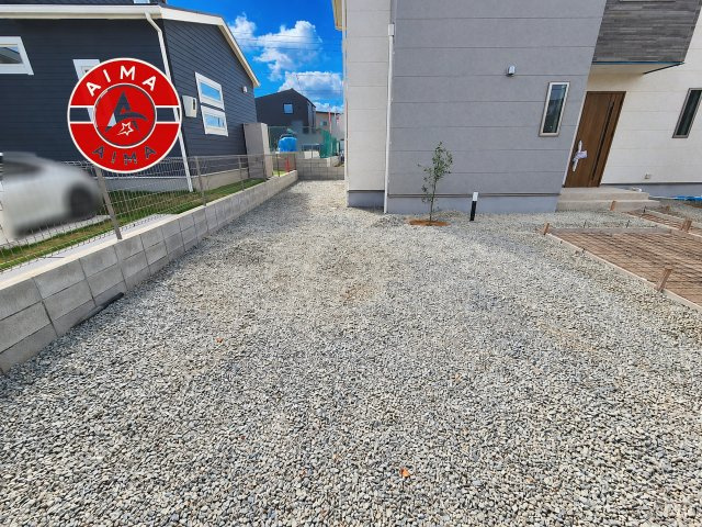 福岡市西区今津第16-3棟（60号棟）の外観|お庭で自由な時間を過ごせます。