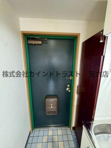 天満グリーン土井マンションの玄関|毎日通る玄関はこちらです