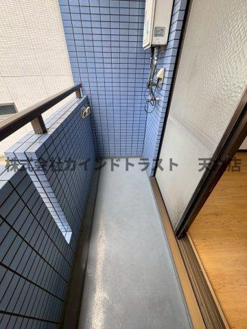天満グリーン土井マンションのバルコニー|広々としたバルコニーです