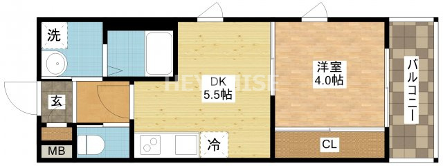 modern palazzo出雲の間取り