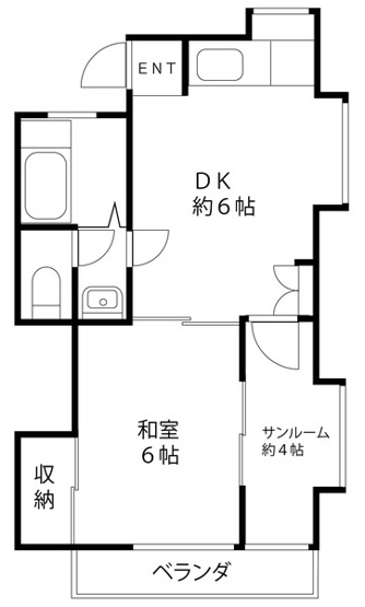 【間取り】 | コーポ朝日