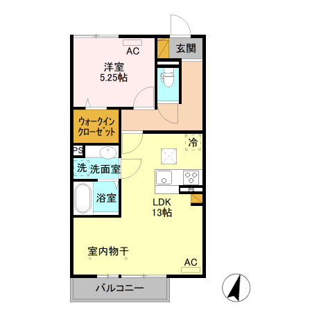 コンフォートレジデンス　Ａの間取り