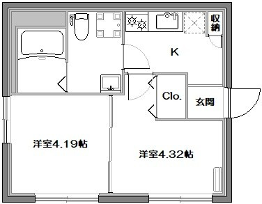 アーバンステージ菊川の間取り