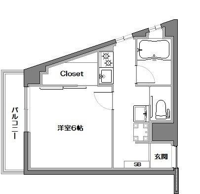 三和駒込の間取り