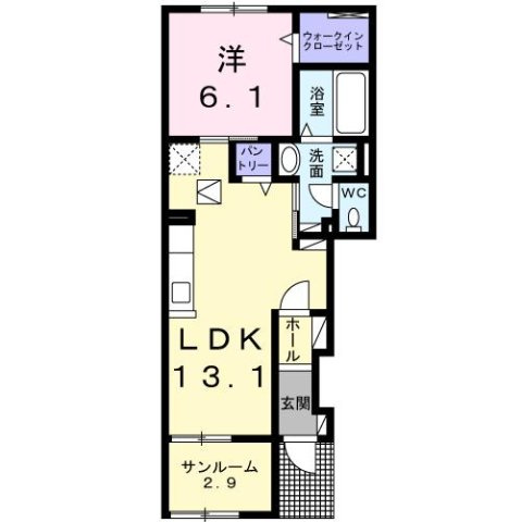 フォレ　リジェールの間取り