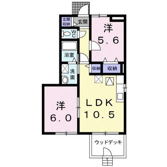 キャンサー＆パイシーズＡ棟・Ｂ棟の間取り