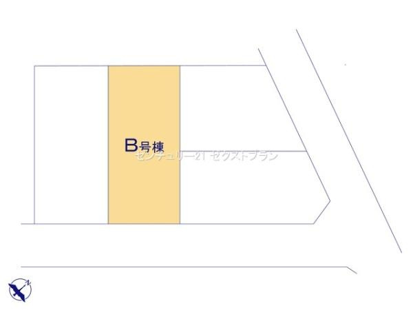 高崎市片岡町2丁目31番 B号棟の区画図|区画図