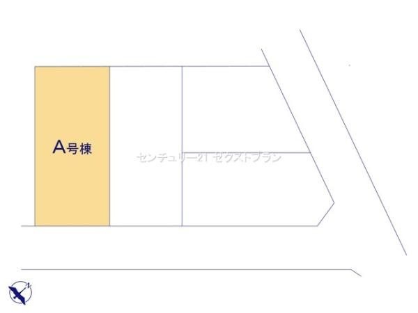 高崎市片岡町2丁目31番 A号棟の区画図|区画図
