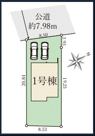 【区画図】 | Terrechez東近江市八日市清水１期 | 区画図
