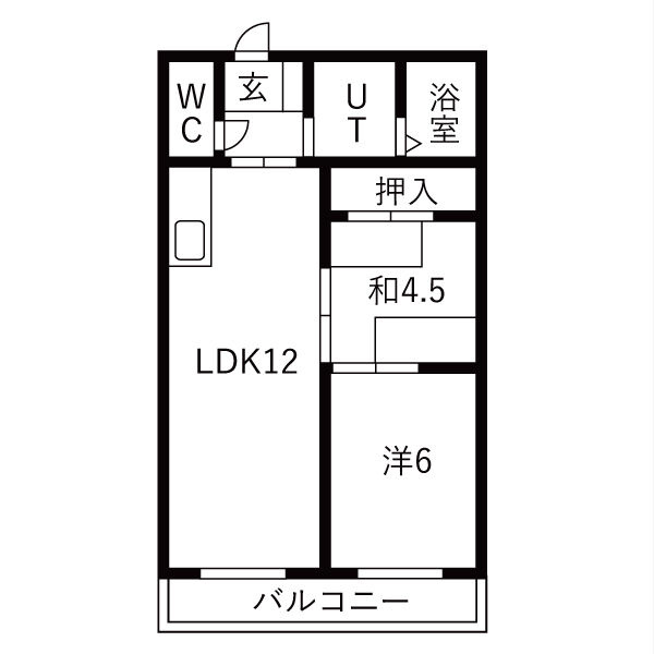 サンライズアサノの間取り