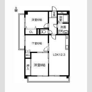 ラフィネ門間の間取り