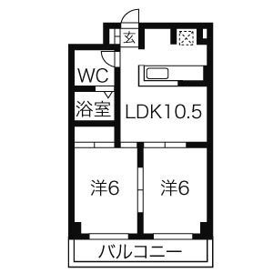 【間取り】 | H・I ビル