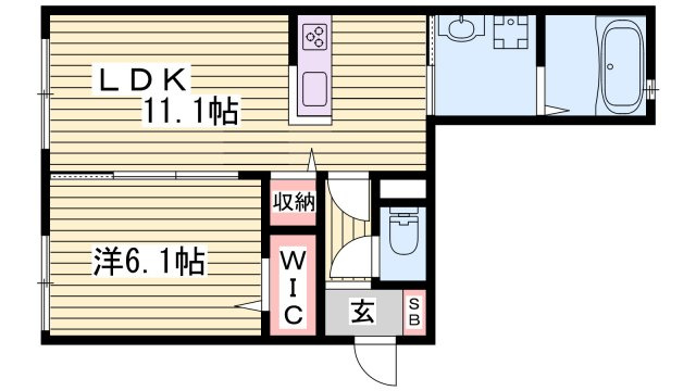ユアメゾンＮＡＯの間取り