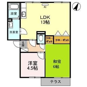 【間取り】 | ベルヴェデール IMAI I | お部屋の間取りです