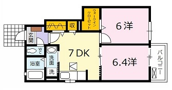 ダリエⅡの間取り