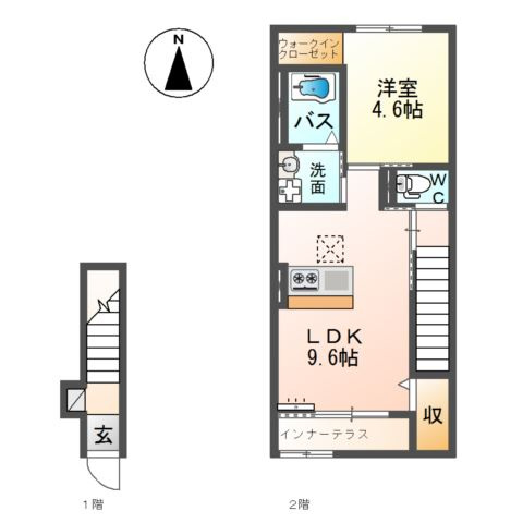 【間取り】 | 仮）本庄市東富田Ｙ様新築アパート