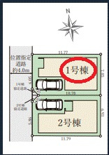 【区画図】 | Terrechez京都市伏見区深草仙石屋敷町１期 | 区画図