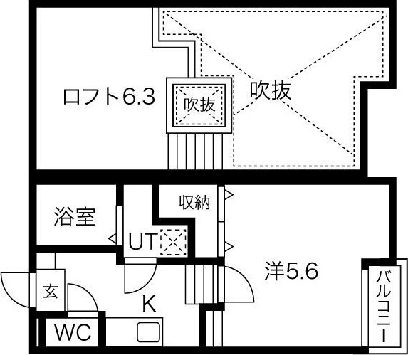 Creo中村区役所の間取り