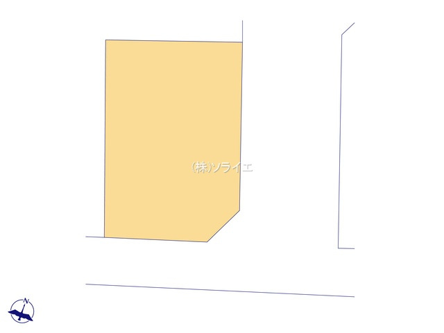 所沢市下安松5期　全1棟　新築戸建　ティアラの区画図