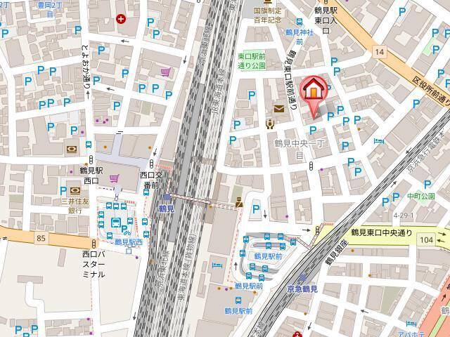 ＳＥＥＤＳ鶴見中央の地図