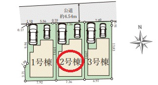 【区画図】 | Terrechez草津市矢倉１期 | 区画図