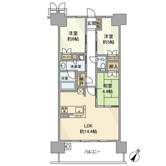 【間取り】 | 大阪ベイレジデンス