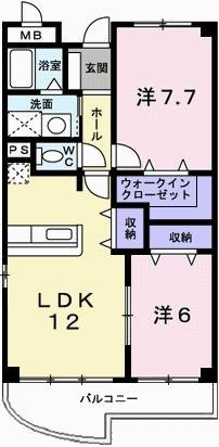 ラフォーレ広畑の間取り
