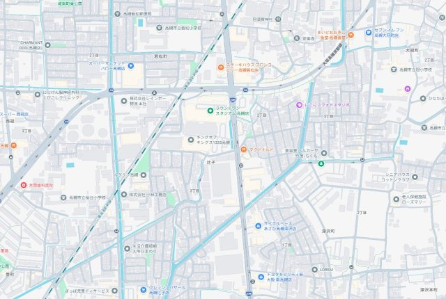 高槻市辻子　第4期　新築一戸建ての地図
