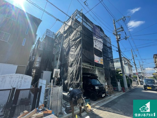 高槻市辻子　第4期　新築一戸建ての外観|現在の進捗状況です！順調に作業進行中、完成が待ち遠しいです！詳細の間取り等、お気軽にお問い合わせください！
