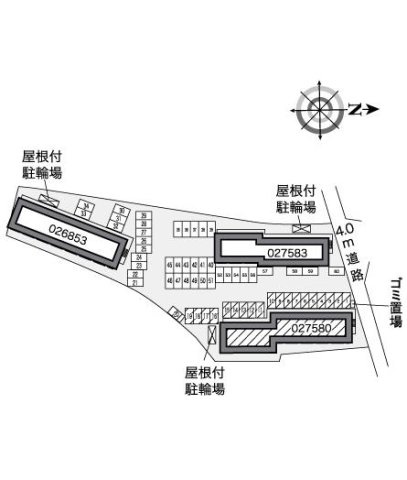 レオパレス慶の区画図