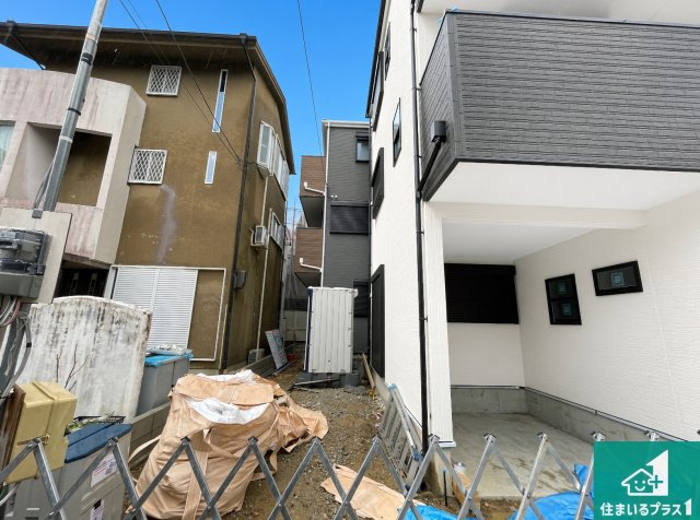 高槻市辻子　第4期　新築一戸建ての外観|現在建築中！落ち着いた街並みで新生活を始めることが出来そう！周辺の物件も併せてご紹介させて頂きます！