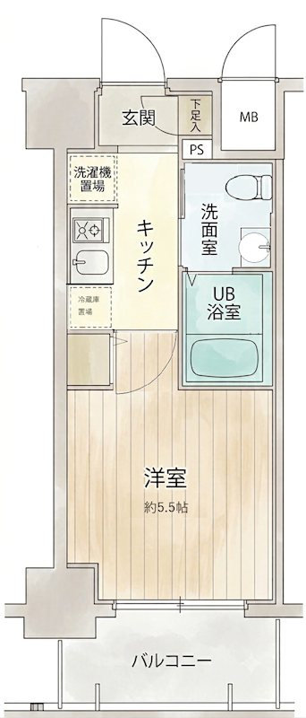 エスリード神戸WESTの間取り