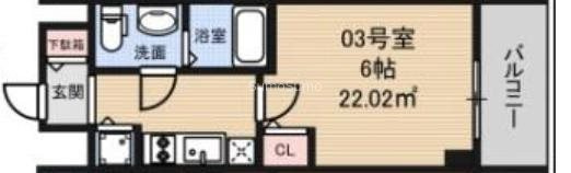 S-RESIDENCE北浜の間取り