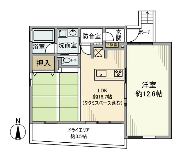 目白下落合ハウスの間取り