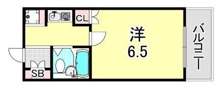 ウエックスマンションの間取り