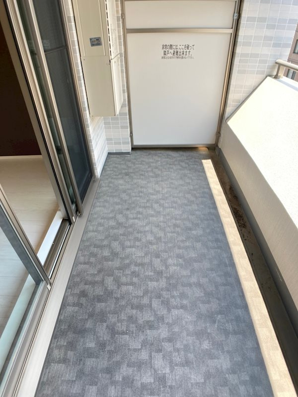 ガリレオ新町のバルコニー