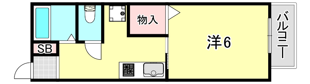 アパートメント林の間取り