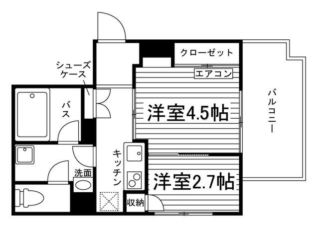 ラヴィエール洗足の間取り|間取り