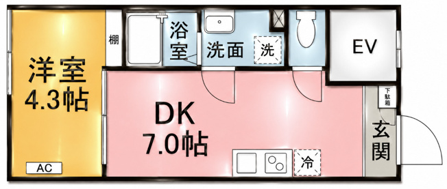 【間取り】 | グランコート押上