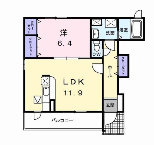 グラース渡の間取り