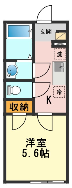 クレイノフェリス金町の間取り