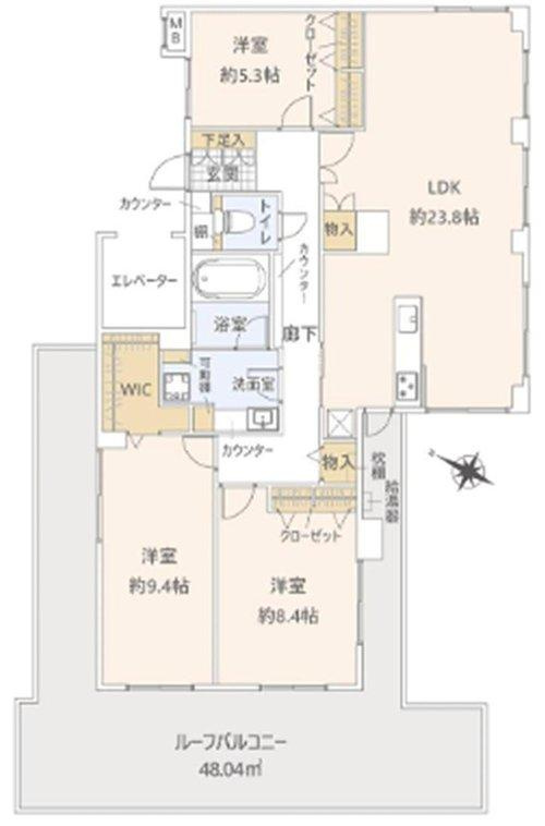 ルネ本山南の間取り