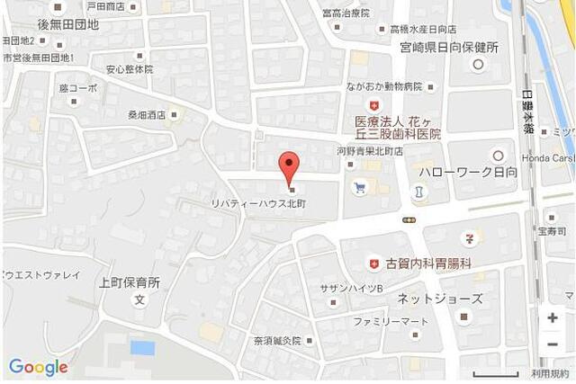 リバティーハウス北町の地図